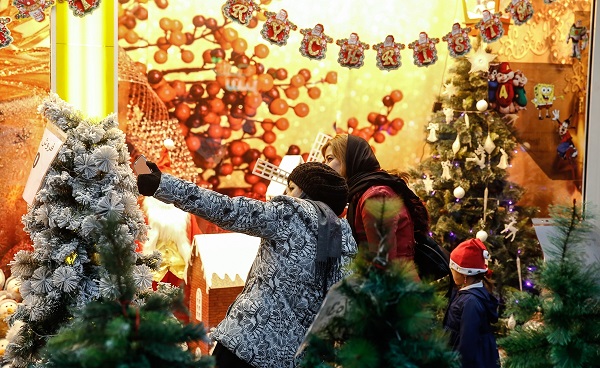 حال و هوای کریسمس در تهران