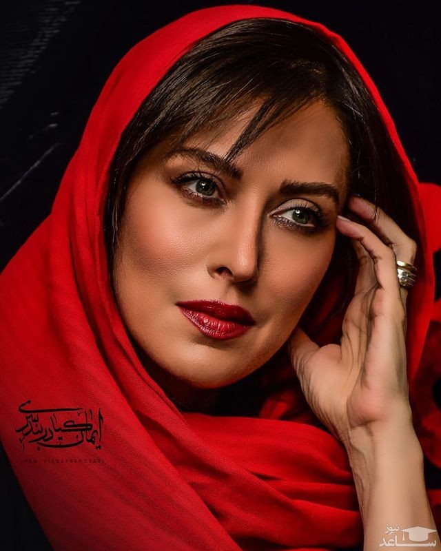 آرایش غلیظ مهتاب کرامتی با رژ قرمز + عکس آرایش غلیظ مهتاب کرامتی با رژ قرمز + عکس