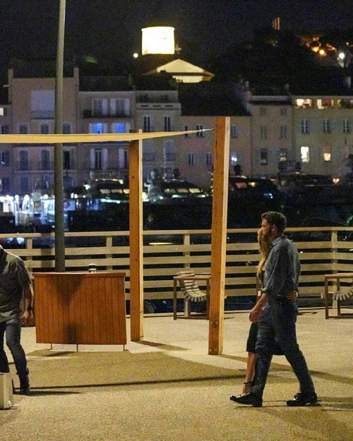 جنیفر و نامزدش بن افلک 