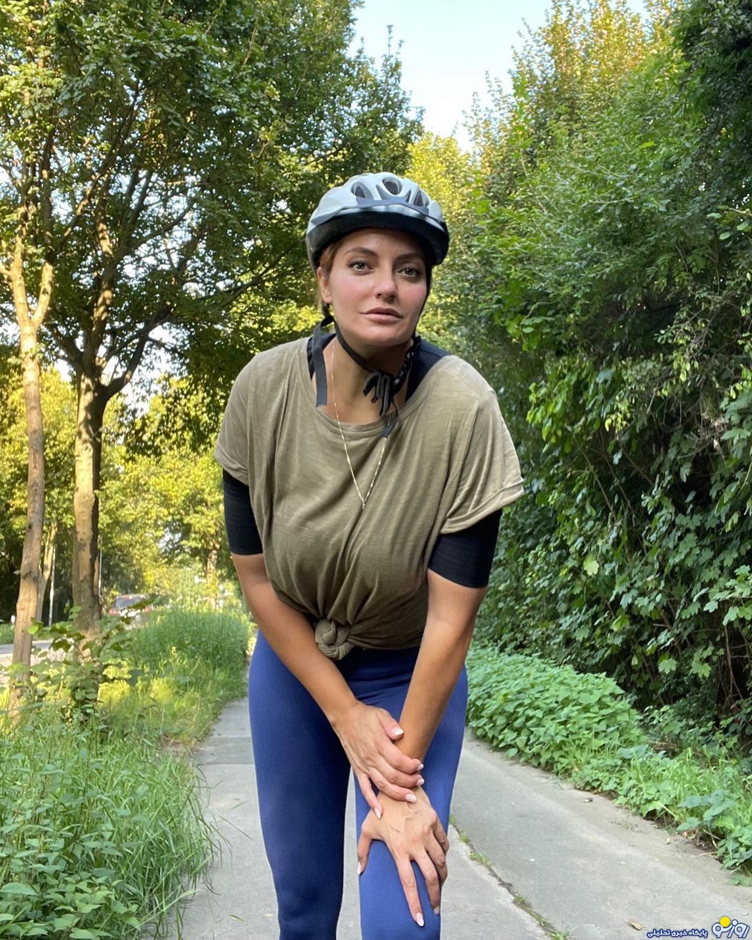 مهناز افشار با لباس دوچرخه سواری + عکس مهناز افشار با لباس دوچرخه سواری + عکس