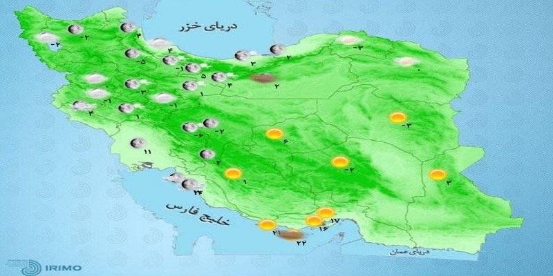 هشدار آب‌گرفتگی و کولاک برف ۱۰ استان