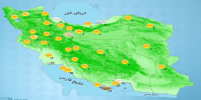 هشدار ورود سامانه بارشی و کاهش دما