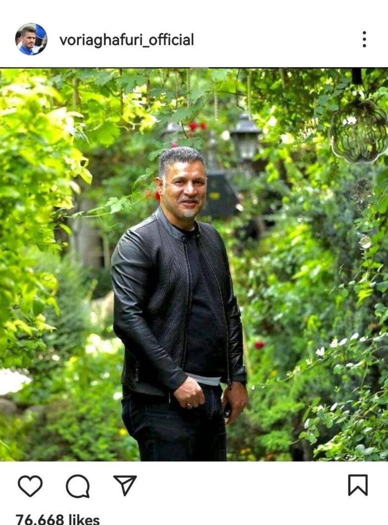 وریا غفوری تمام قد پشت این پرسپولیسی درآمد وریا غفوری تمام قد پشت این پرسپولیسی درآمد