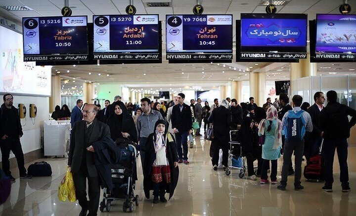 وضعیت پروازهای فرودگاه مهرآباد ۲۵ دی ۱۴۰۱