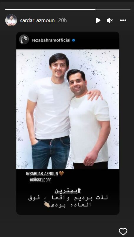 دیدار سردار آزمون با خواننده سرشناس ایرانی /عکس