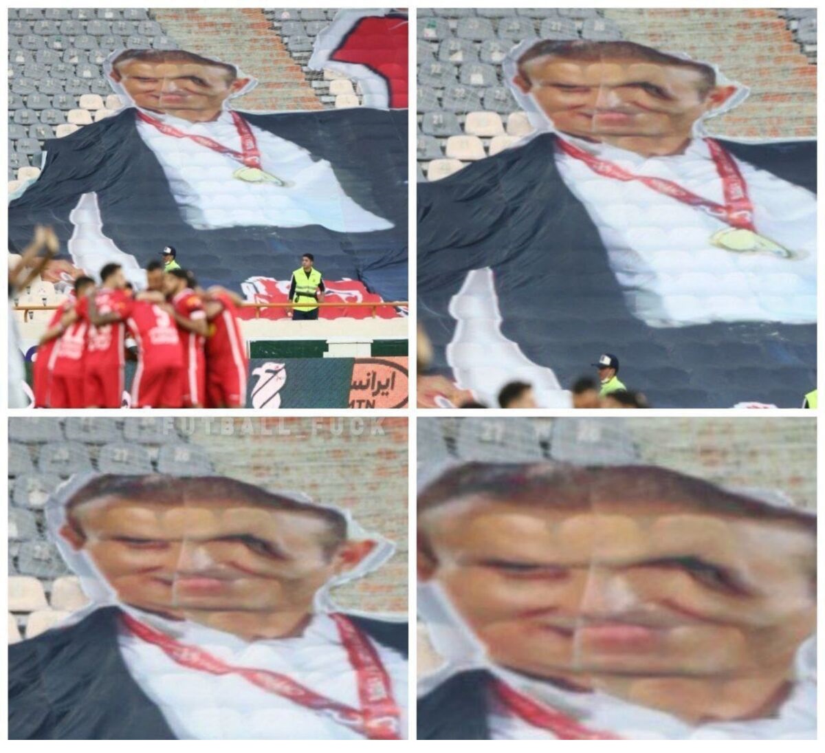 طرح موزاییکی عجیب پرسپولیسی ها برای یحیی طرح موزاییکی عجیب پرسپولیسی ها برای یحیی