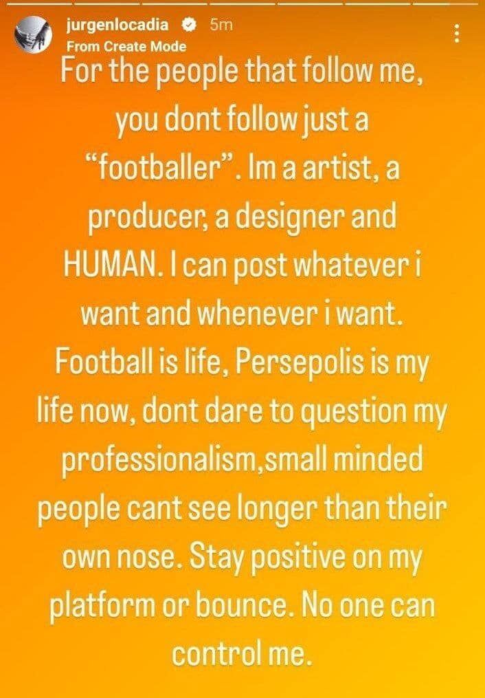 پیام معنادار بمب بزرگ برای پرسپولیسی ها پیام معنادار بمب بزرگ برای پرسپولیسی ها