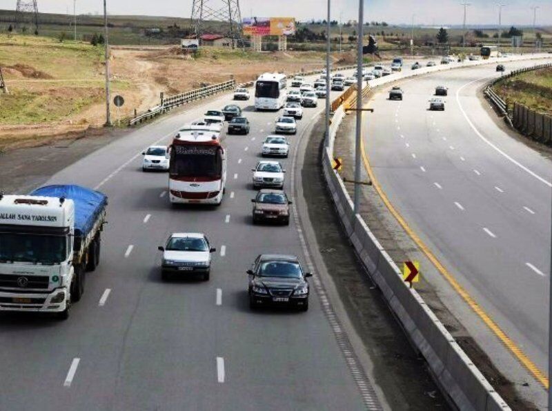 وضعیت جاده‌ها و راه‌ها، امروز ۸ آذر ۱۴۰۱ / بارش باران در برخی از جاده‌های اردبیل