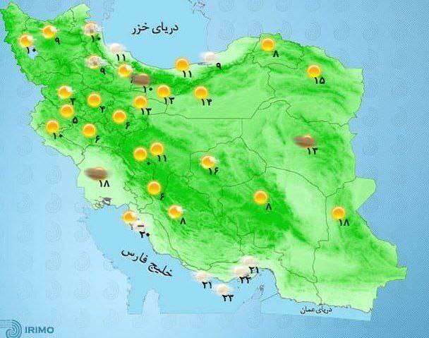 وضعیت آب و هوا، امروز ۱۹ فروردین ۱۴۰۲ / سامانه بارشی گسترده دوشنبه شب وارد کشور می‌شود