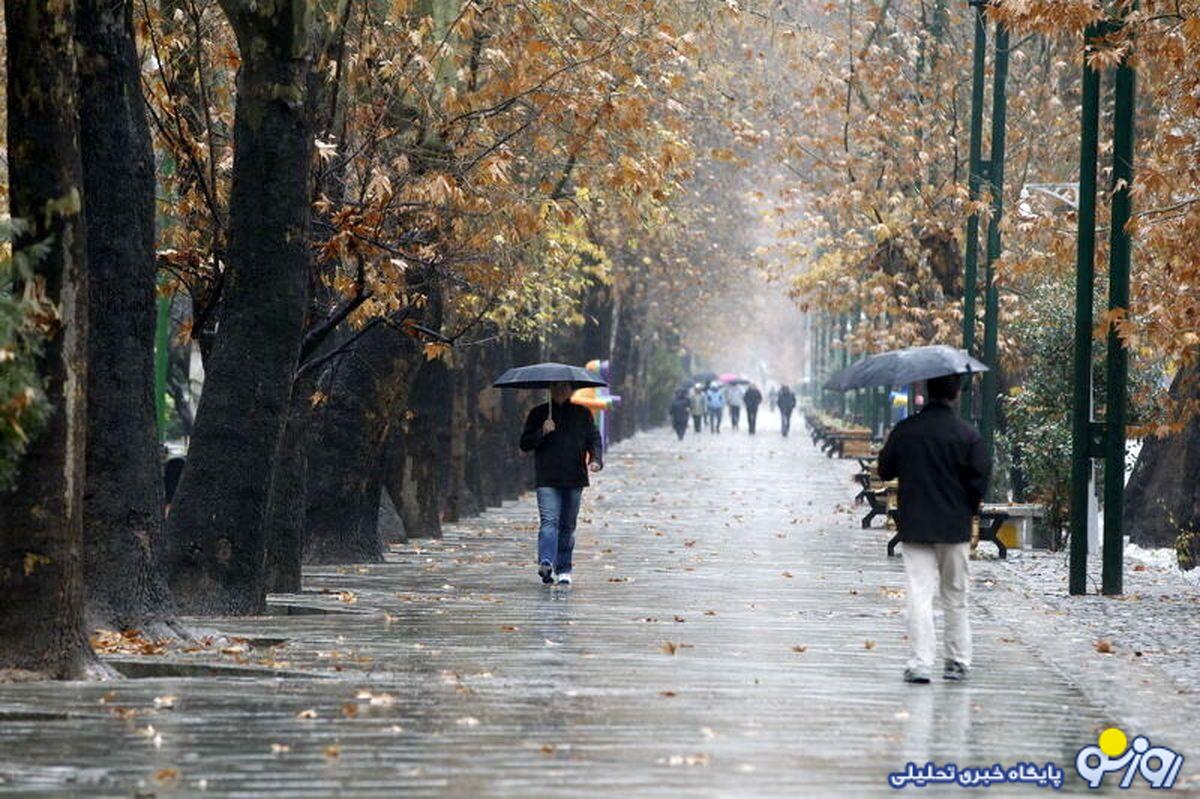 ورود سامانه بارشی به تهران و کاهش دمای پایتخت