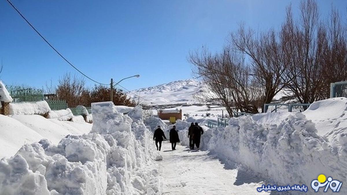 بارش یک‌ متری برف در گیلان