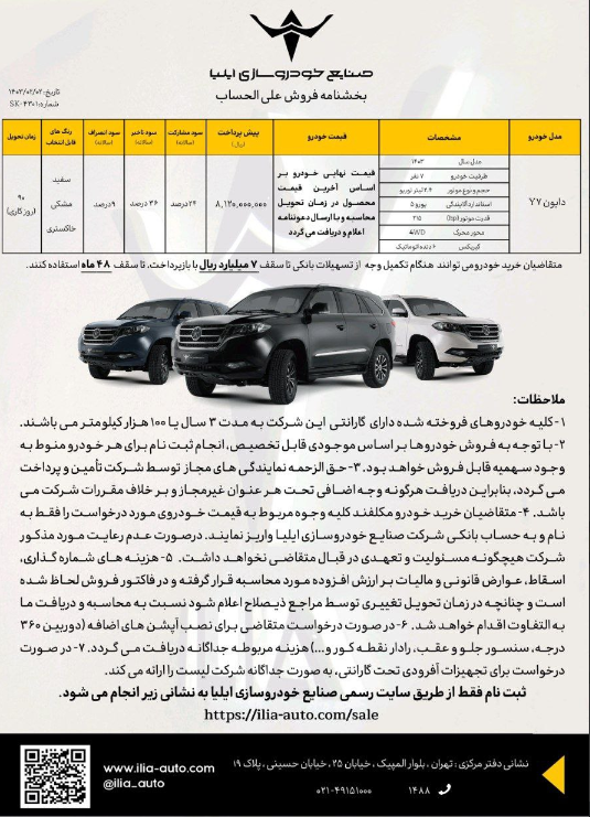 فروش ویژه این خودروی جذاب از امروز 2 اردیبهشت آغاز شد+ قیمت