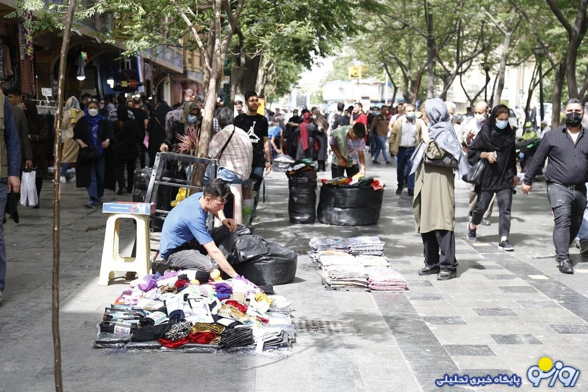 نبض اقتصاد پوشاک در دستان دستفروشان/ وخامت اوضاع بازار پوشاک با تورم بالا/ دردسرهای ارزان فروش ها در بازار پوشاک