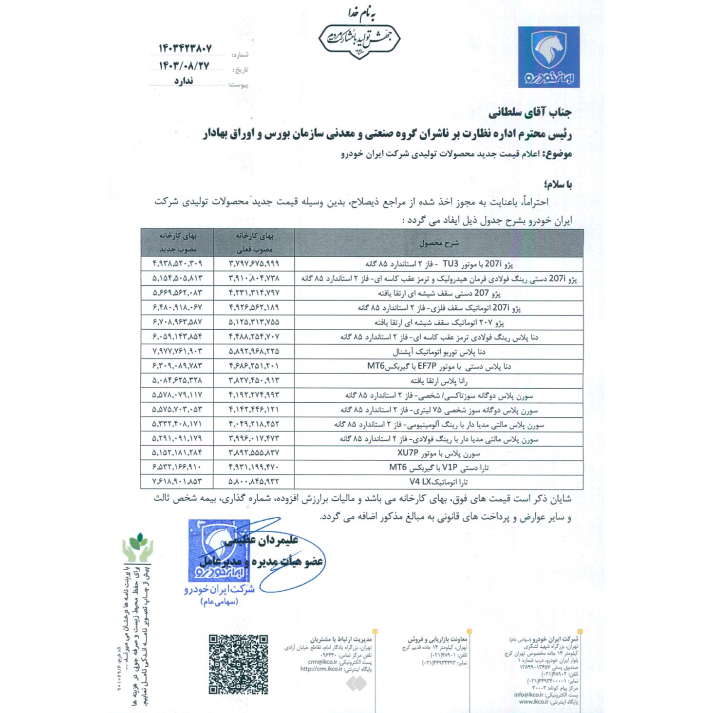 قیمت خودرو