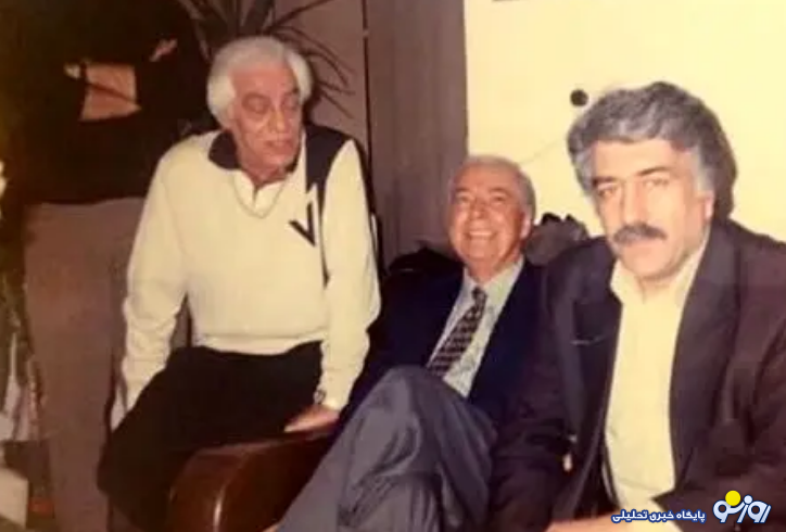 چنگیز جلیلوند فردین و بهرام زند در یک دورهمی