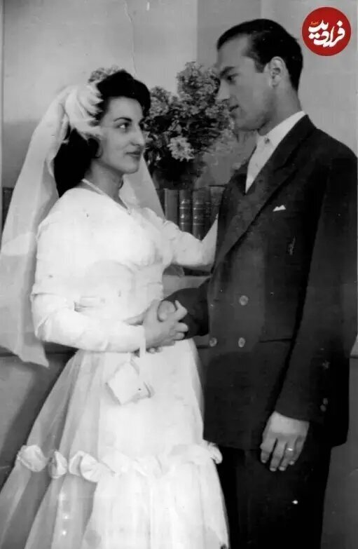 دکتر شریعتی و پوران شریعترضوی در روز عروسیشان دکتر شریعتی و پوران شریعترضوی در روز عروسیشان