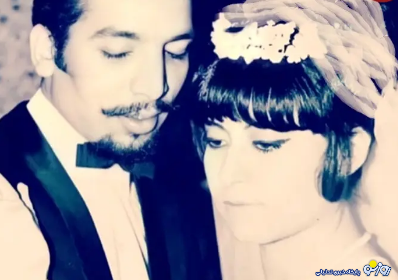 بهمن مفید در مراسم ازدواج اش با ثریا حلی بهمن مفید در مراسم ازدواج اش با ثریا حلی