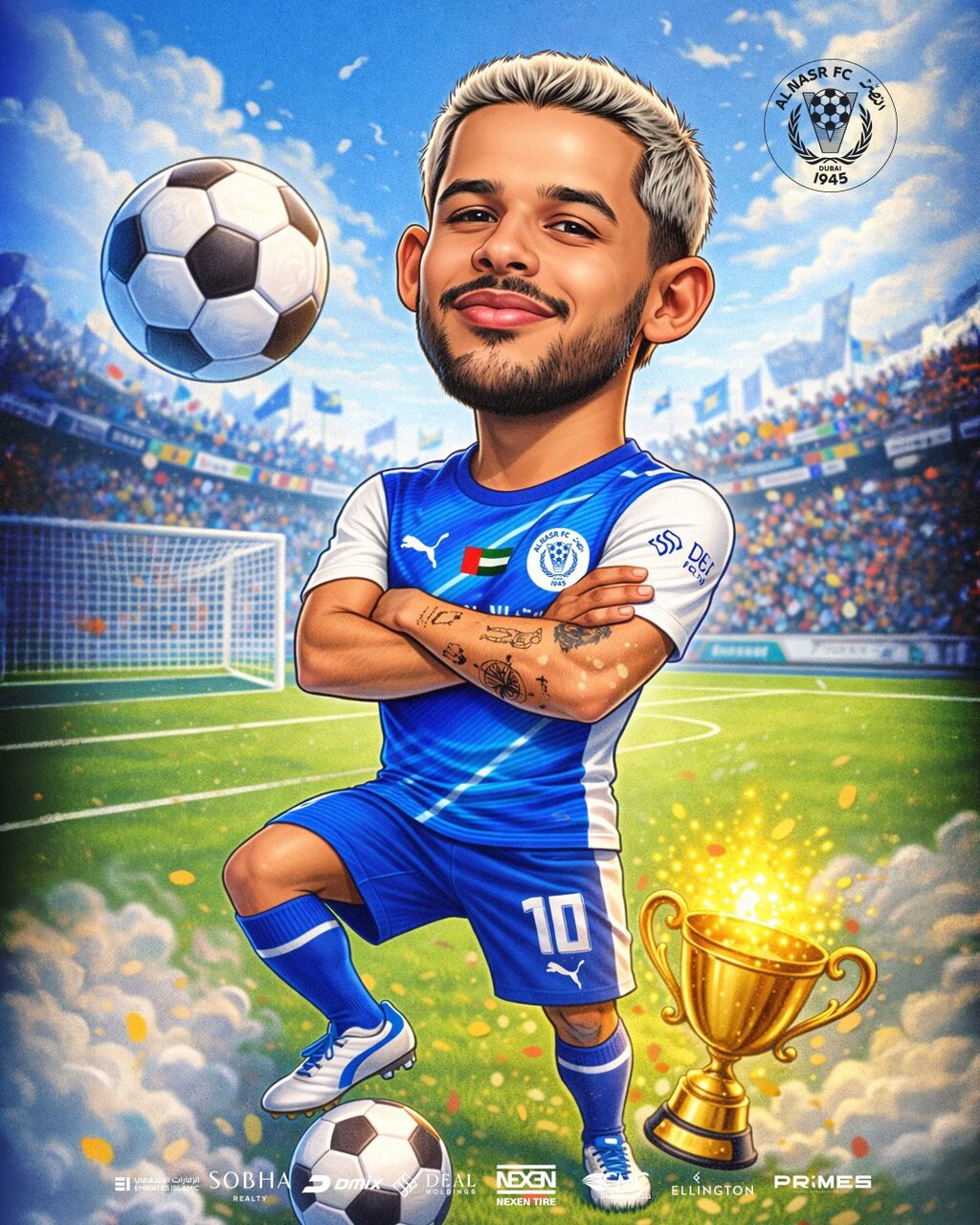 عکس| مهدی قایدی کاریکاتور شد