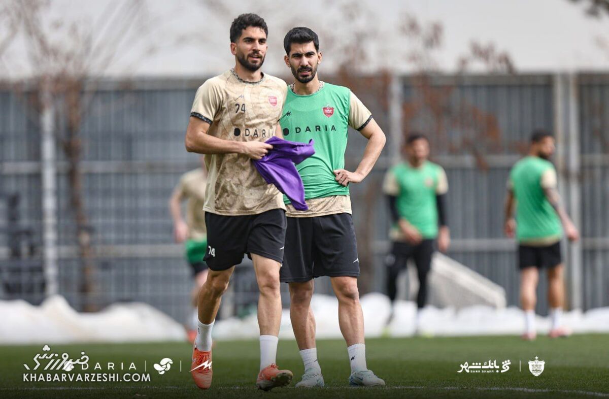 رضا شکاری/ تمرین پرسپولیس