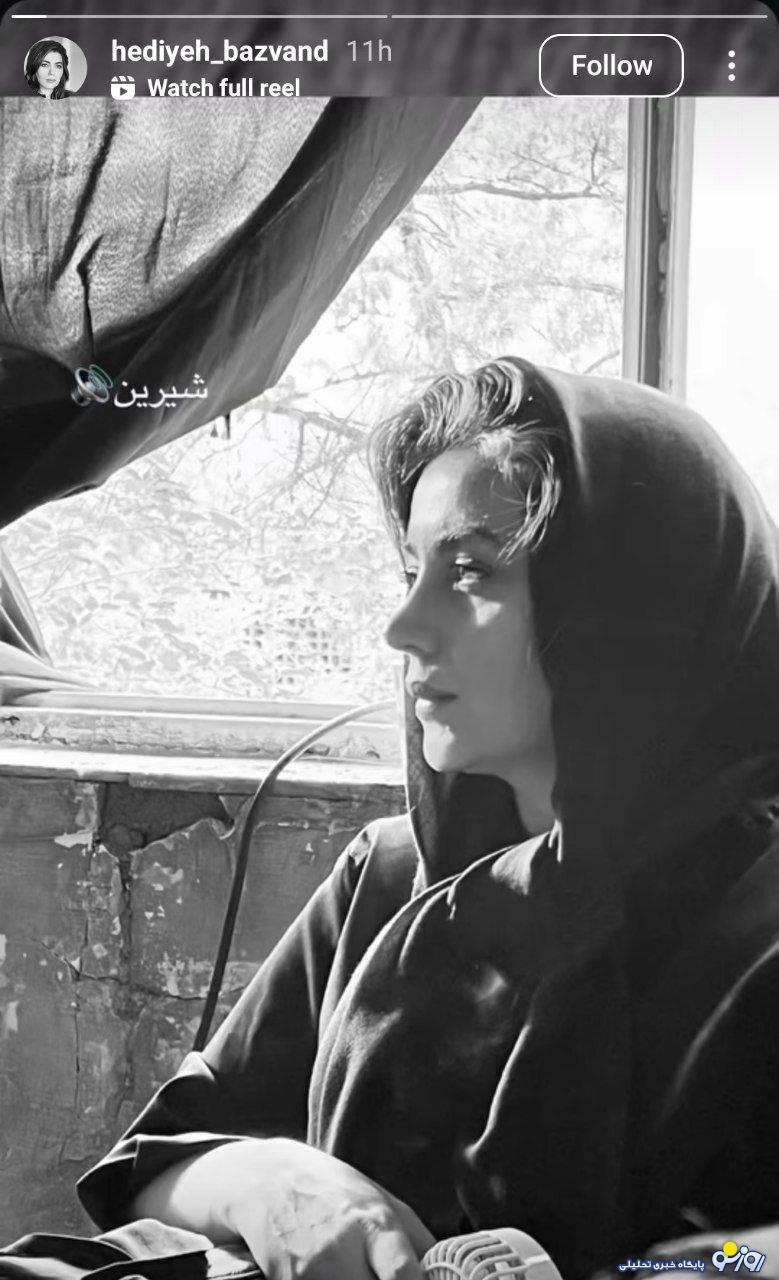 هدیه بازوند در فضایی سیاه و سفید/عکس هدیه بازوند در فضایی سیاه و سفید/عکس