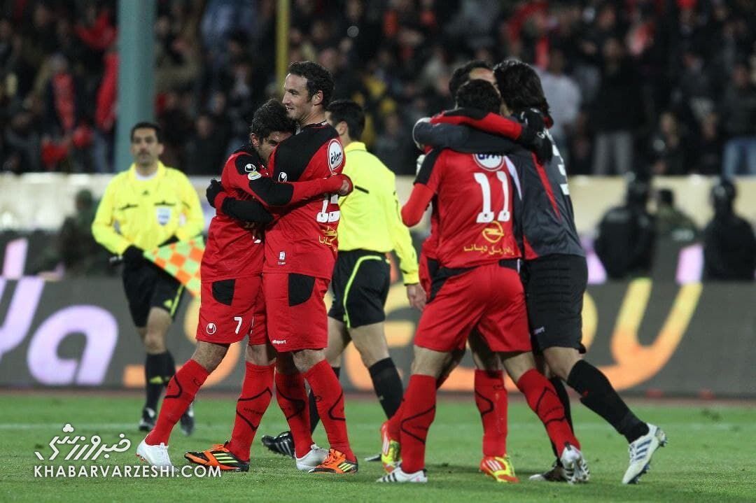 شادی ایمون زاید و پرسپولیسیها بعد از برد مقابل استقلال