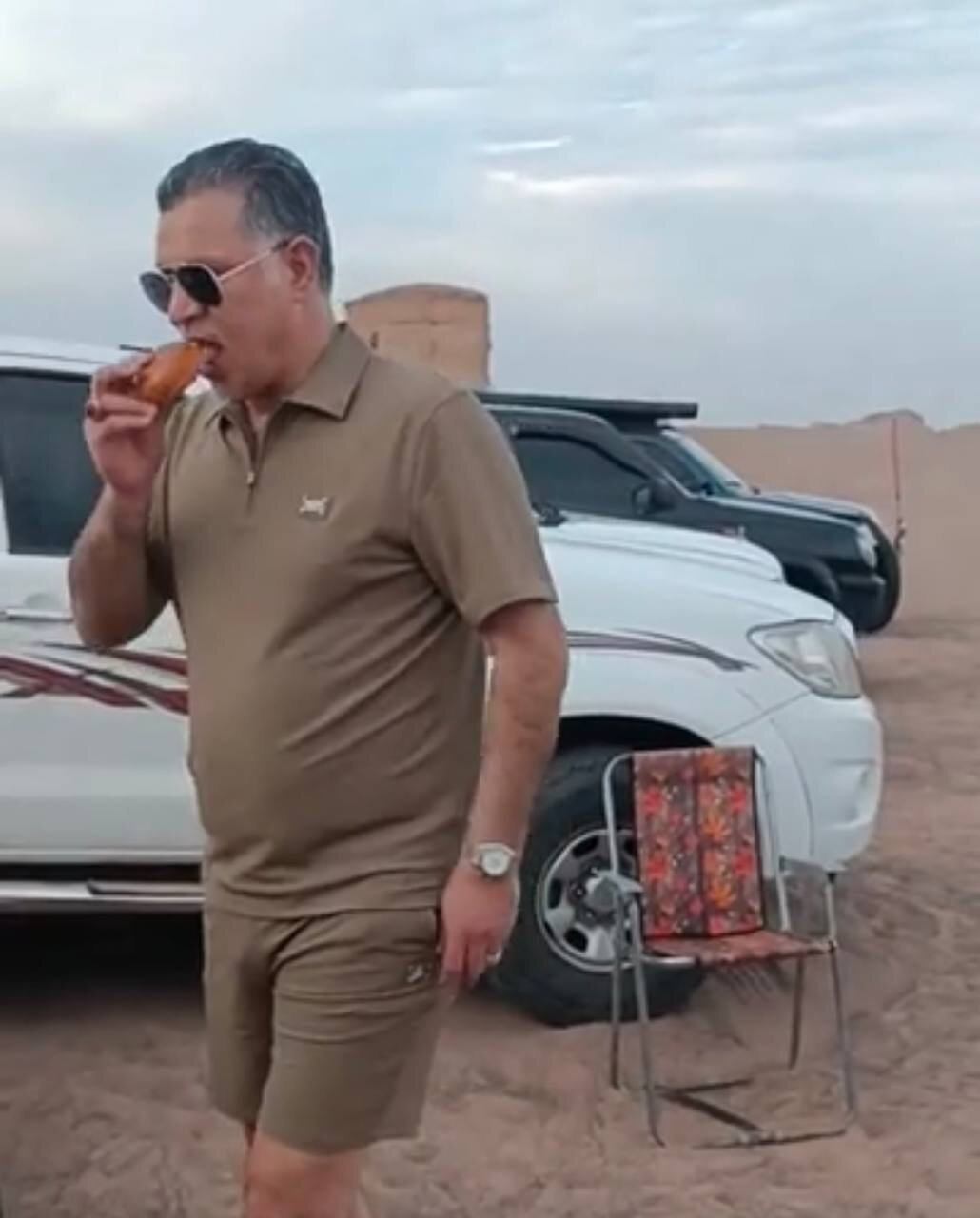 عکس | علی دایی و همسرش در تور کویر