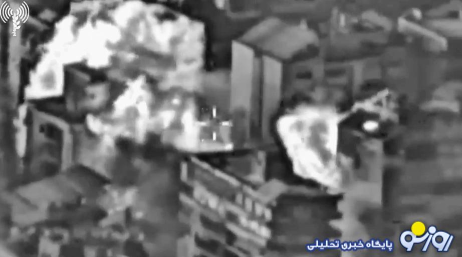 تصاویر ارتش اسرائیل از لحظه ترور فرمانده حزب الله