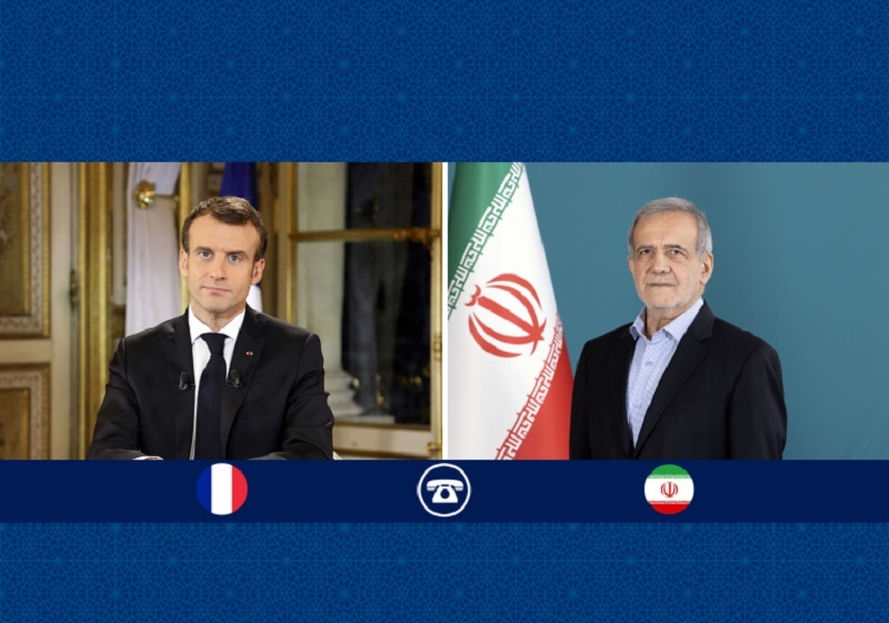 گفتگوی تلفنی مکرون با پزشکیان پس از اعزام ناو نظامی