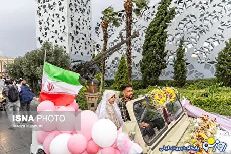 رژه ماشین‌های عروس عجیب در تهران + عکس